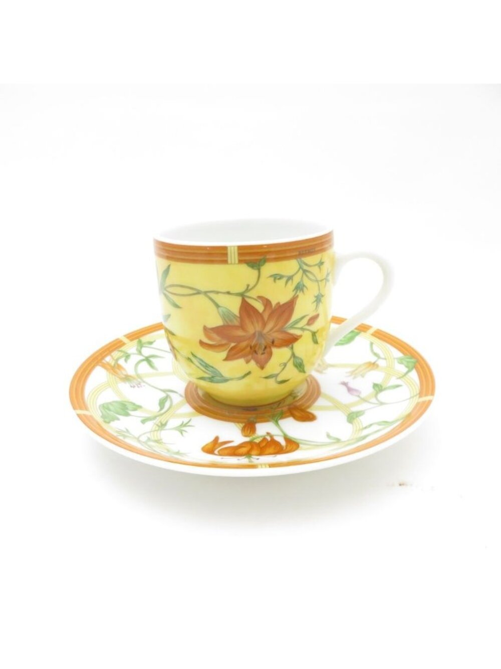 Hermes Siesta Demitasse Cup & Saucer Flower